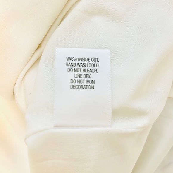 Elle Off white & black color blocked Midi Dress (2) - Picture 6 of 6